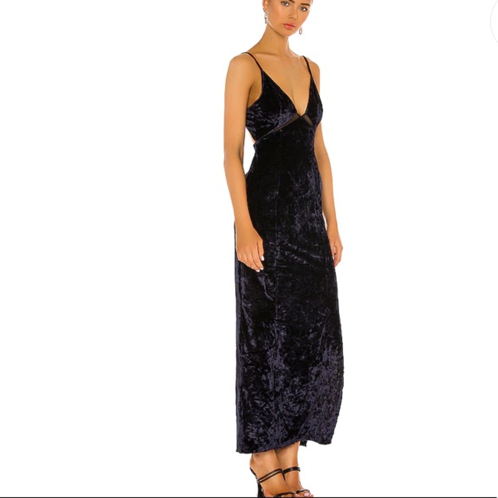 FREE PEOPLE Low Key Crushin Velvet Maxi Dress - Picture 4 of 9